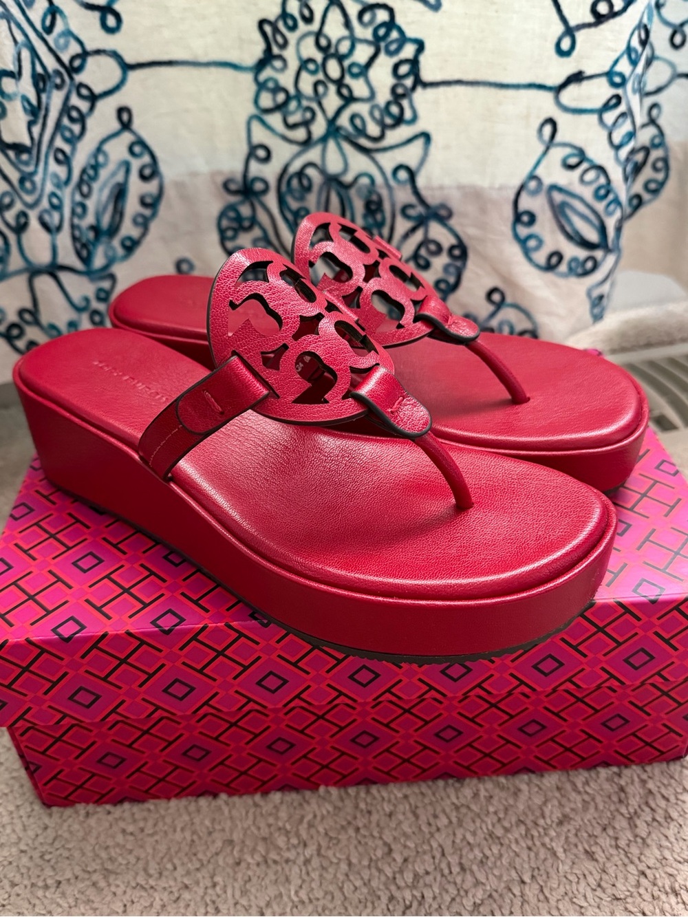 Tory Burch Miller Wedge Sandals